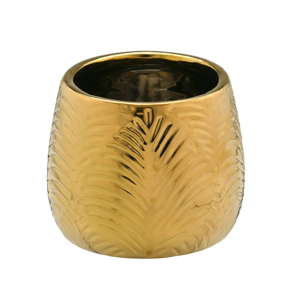 Vaso Decorativo Dourado 12cm