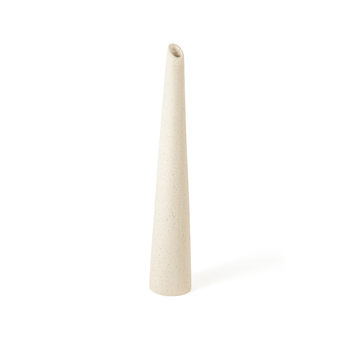 Vaso Decorativo em Cerâmica Branco 36,5