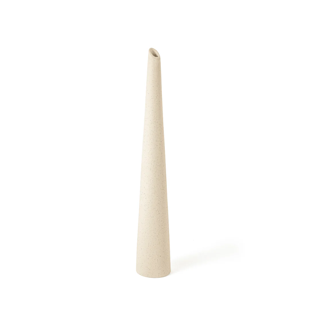 Vaso Decorativo em Cerâmica Branco 46,5cm