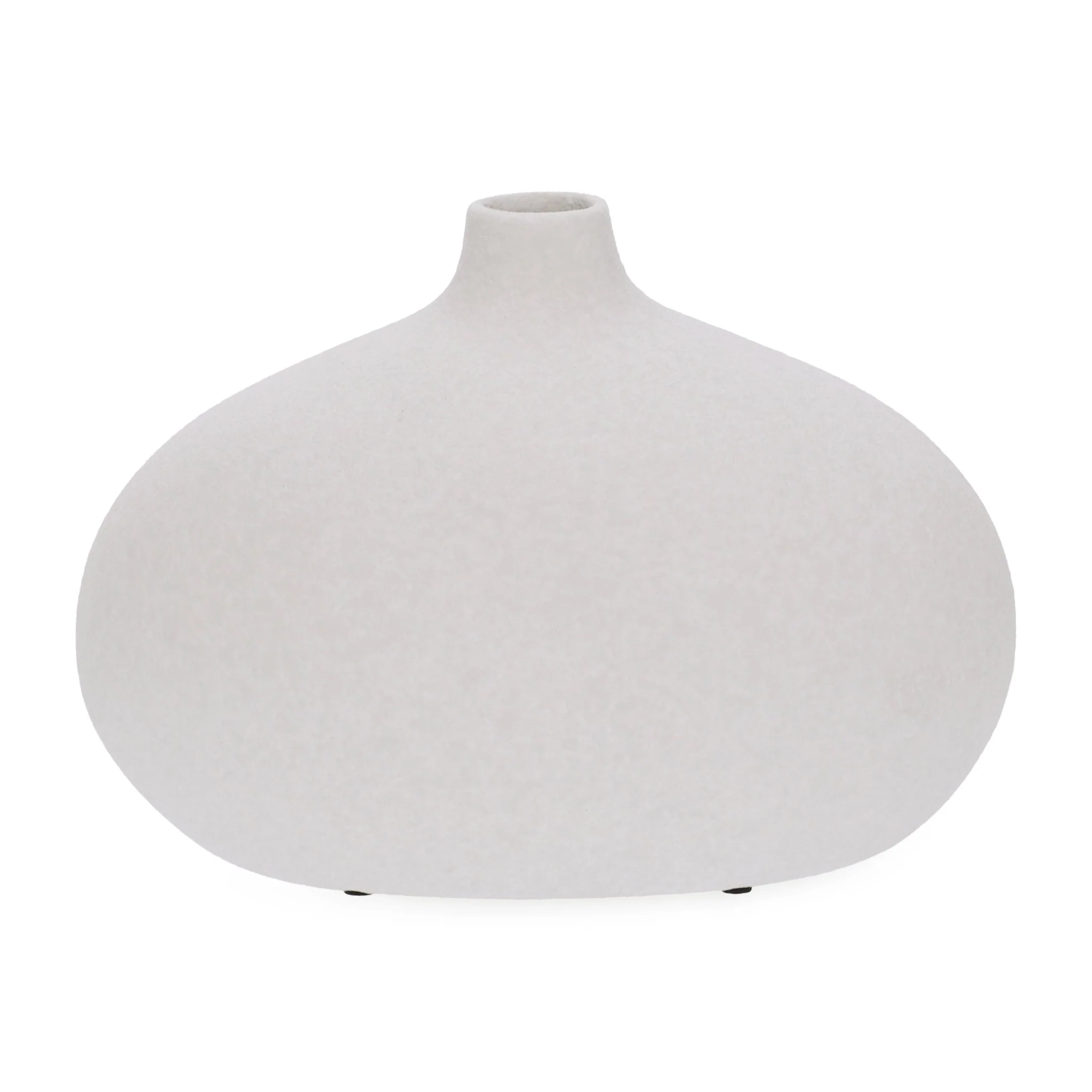 Vaso Decorativo em Cerâmica Cinza 26cm - Image 4