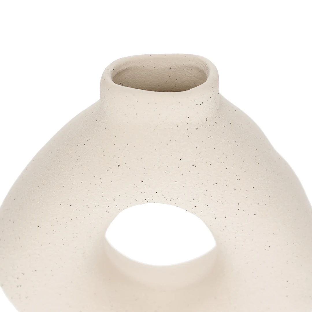Vaso Decorativo em Cerâmica Vazado 28,5cm - Image 6