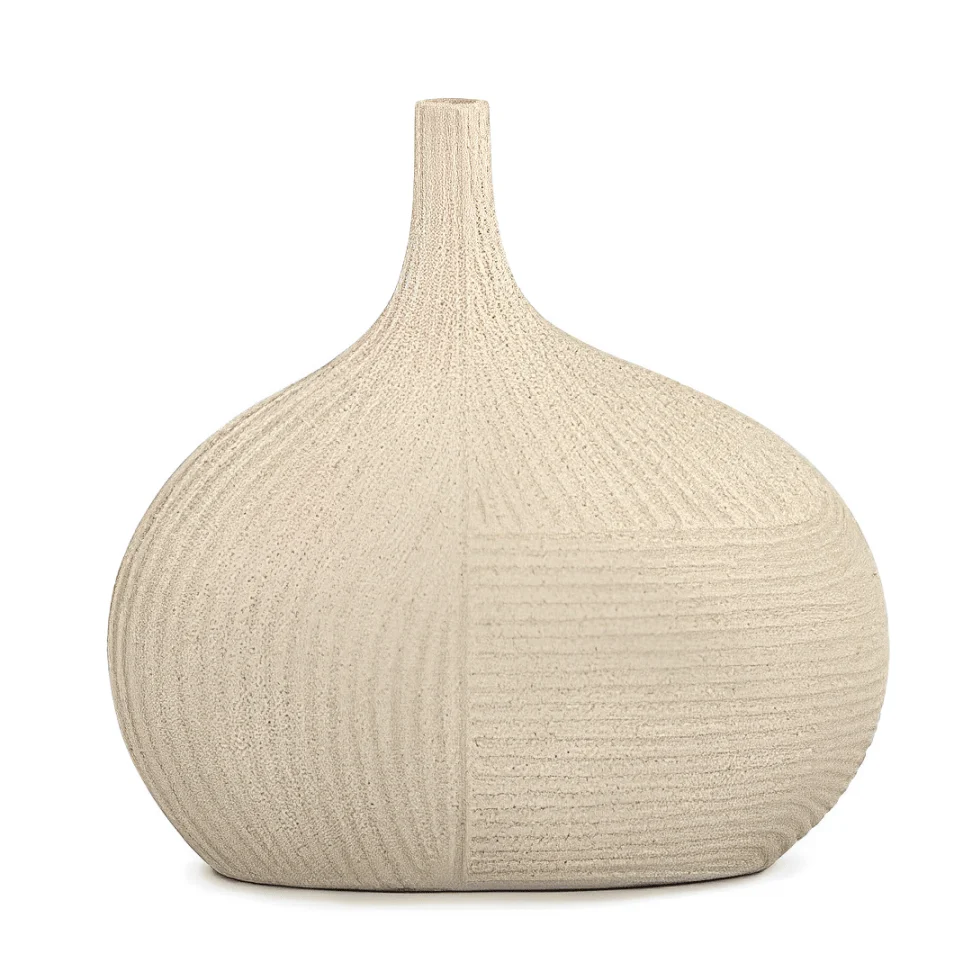 Vaso Decorativo em Polirresina Bege 26,5cm - Image 4