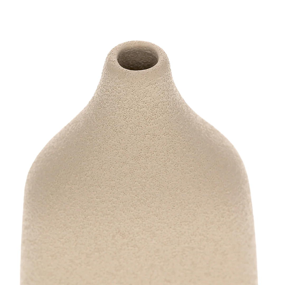 Vaso em Cerâmica Bege 23cm - Image 2