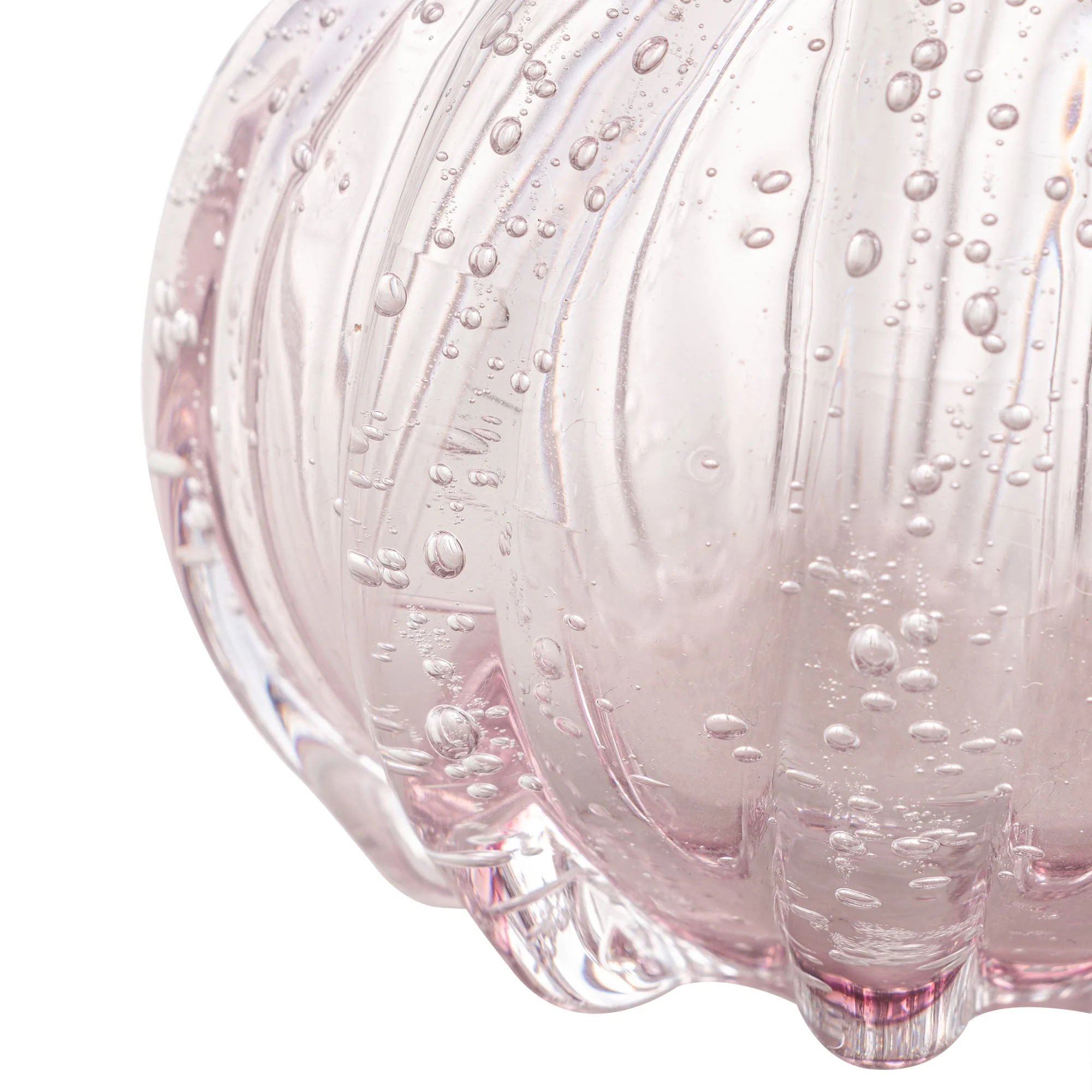 Vaso Murano Trouxinha de Vidro Italy Rosa Claro 11cm - Image 4