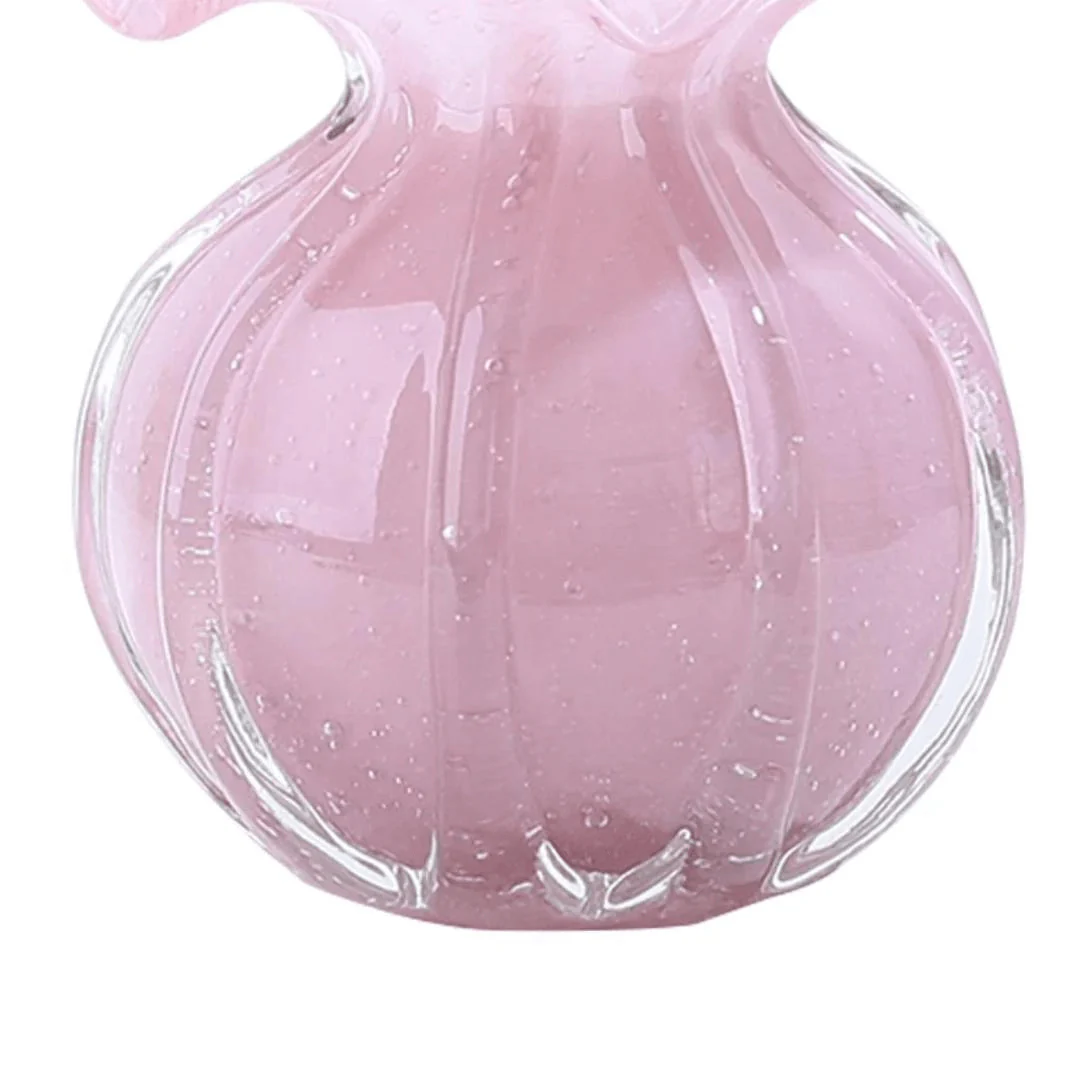 Vaso Murano Trouxinha de Vidro Rosa 12cm - Image 3