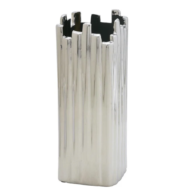 Vaso Quadrado Decorativo 25cm