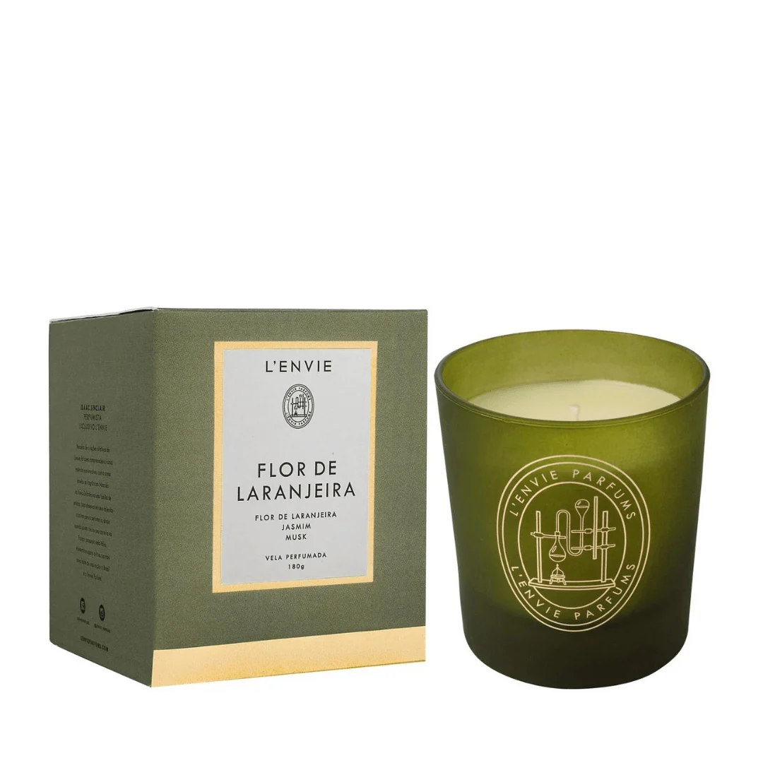 Vela Aromática Perfumada Flor de Laranjeira Elementos 210G L'envie - Image 4