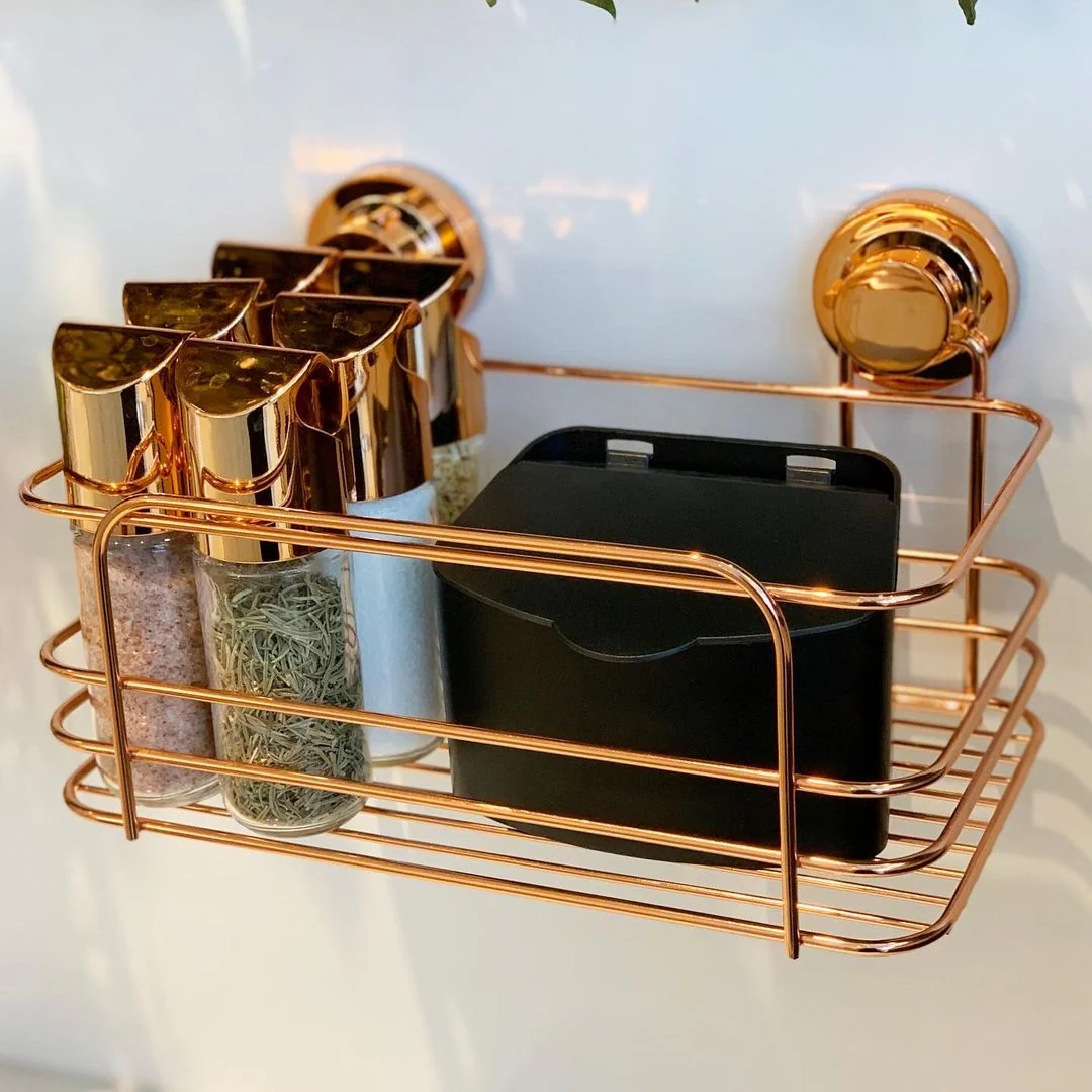 Vidros para Temperos e Condimentos 6 Peças Rose Gold - Image 5