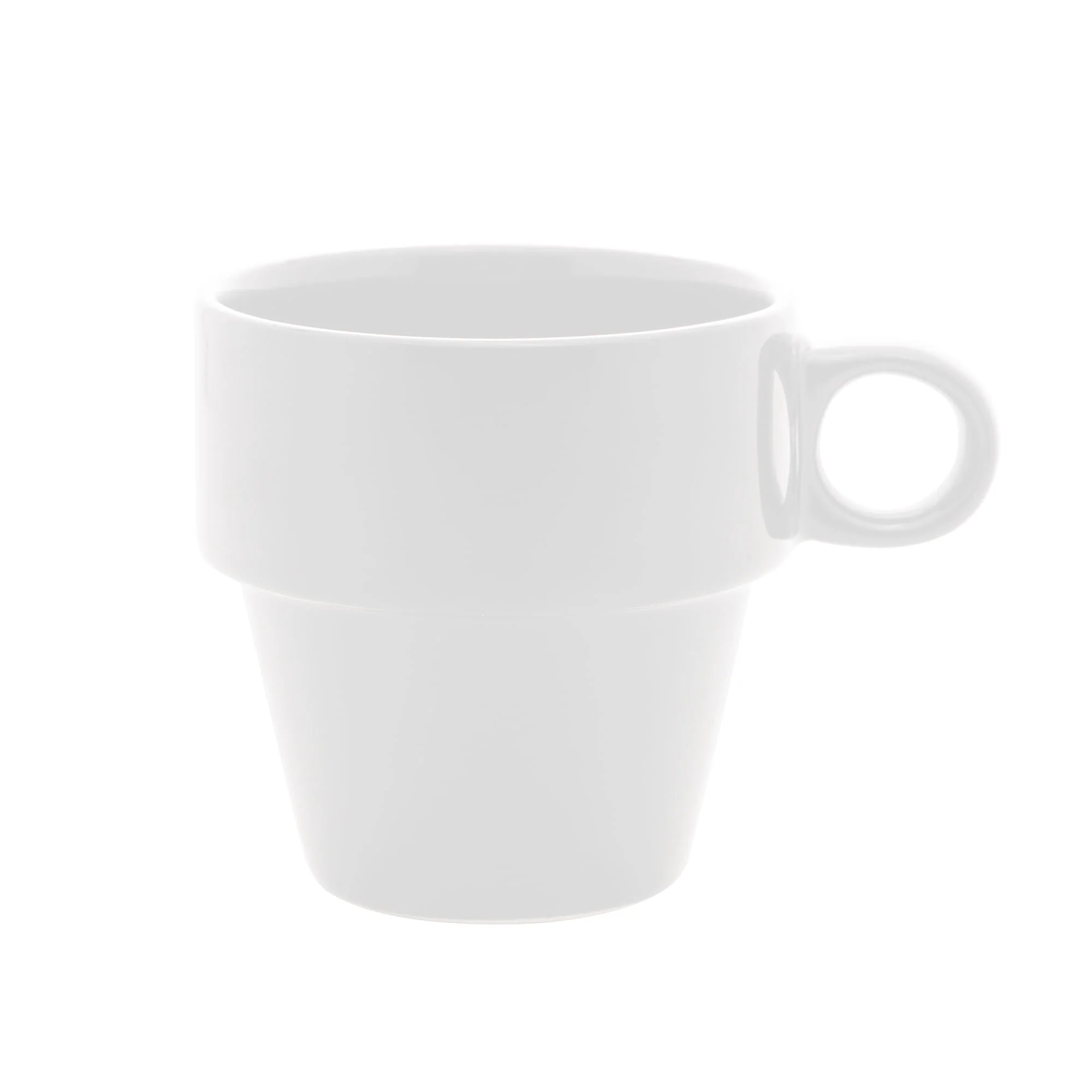 Xícara de Café Cerâmica Empilhável Branco 90ml