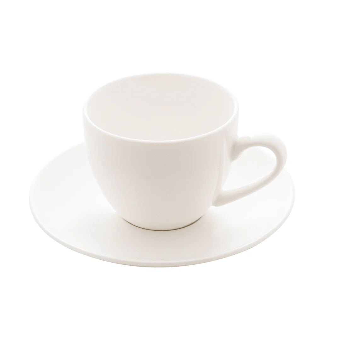 Xicara de Café com Pires de Porcelana Clear 100ml - Image 6