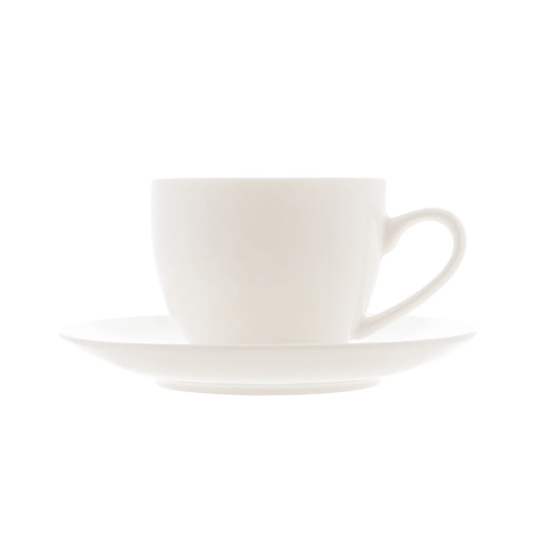 Xicara de Café com Pires de Porcelana Clear 100ml - Image 7