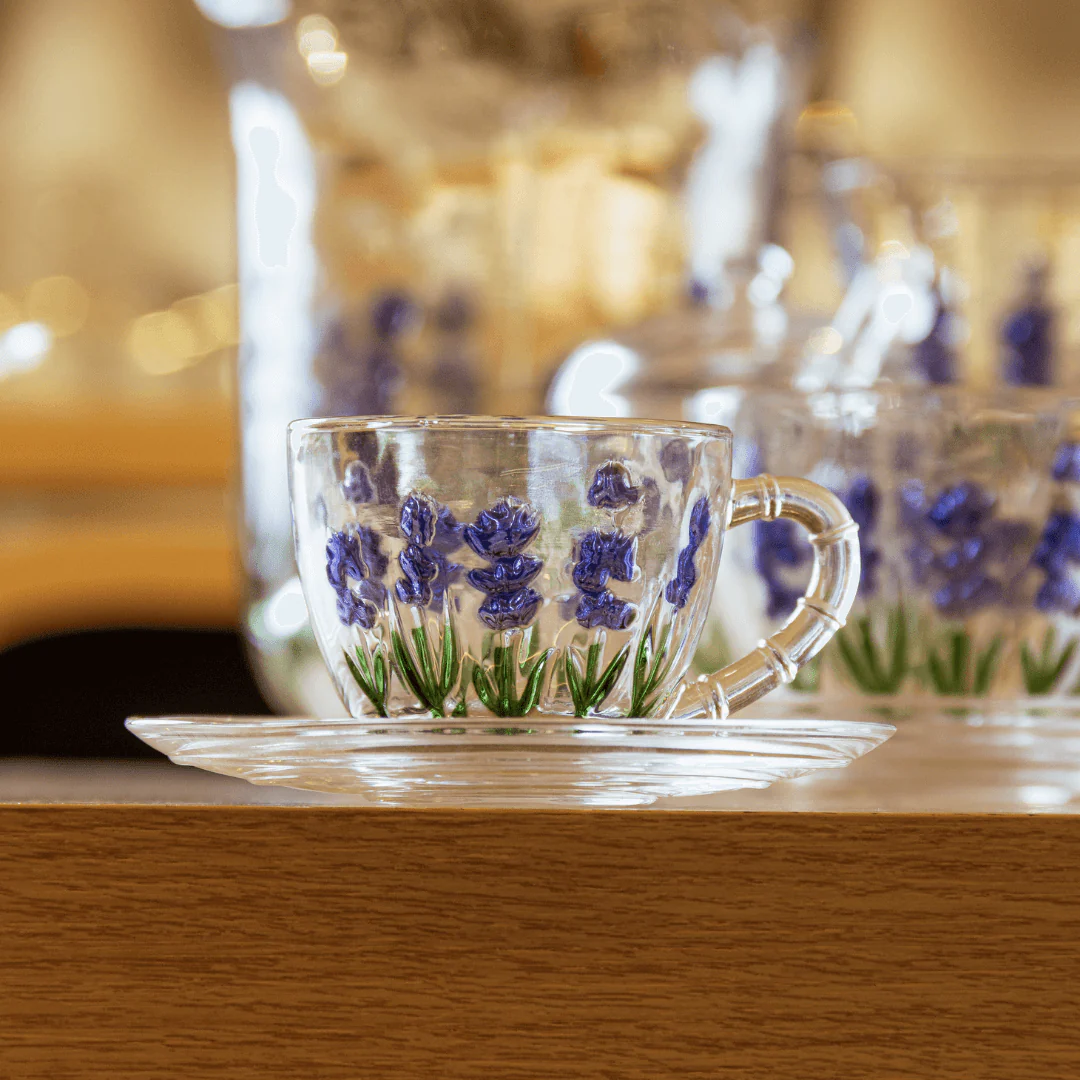Xícara de Café com Pires Lavanda 80ml - Image 2