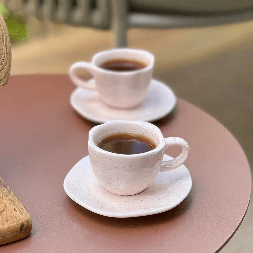 Xícara de Café com Pires Pink Sand 75ml - Image 2