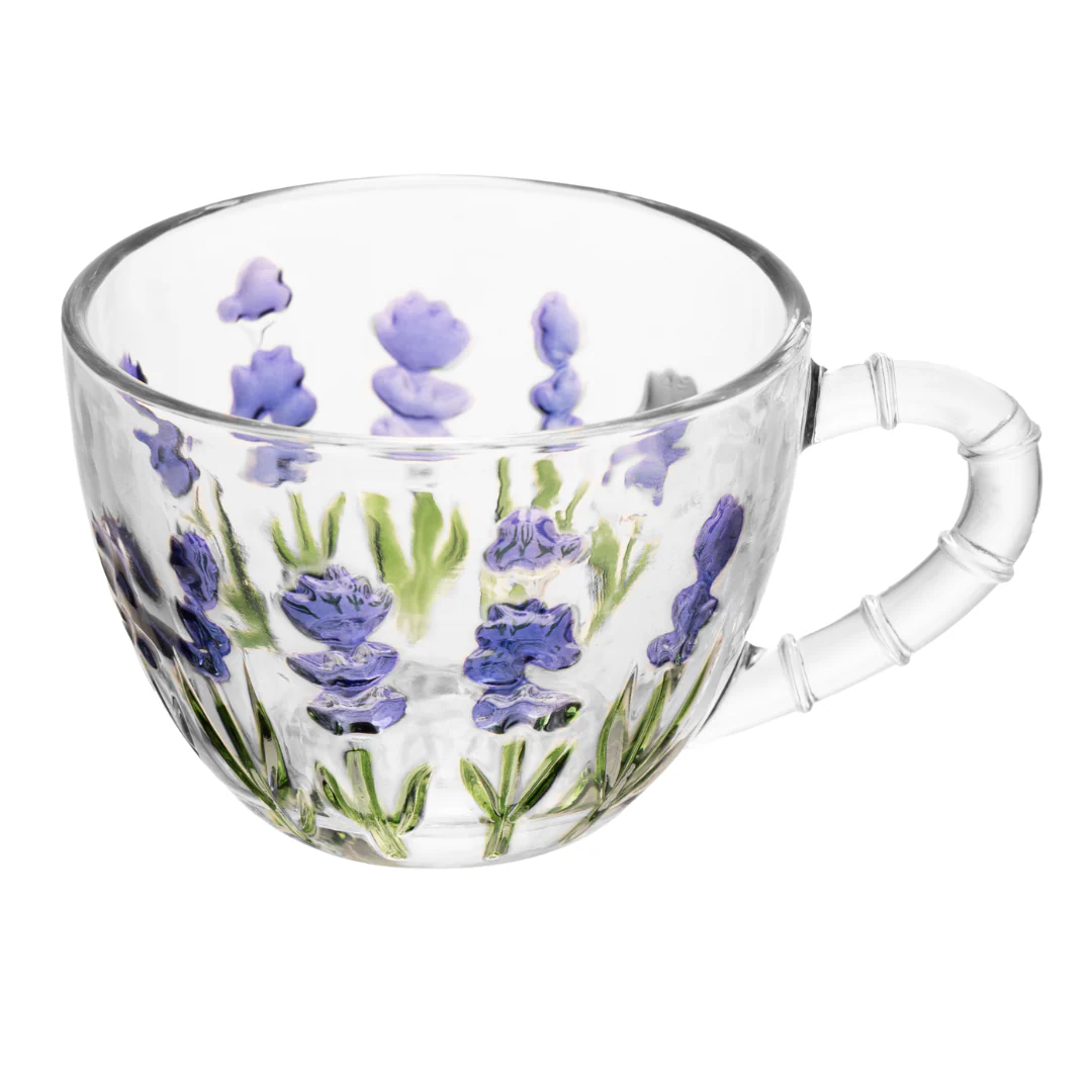 Xícara de Café com Pires Lavanda 80ml - Image 8