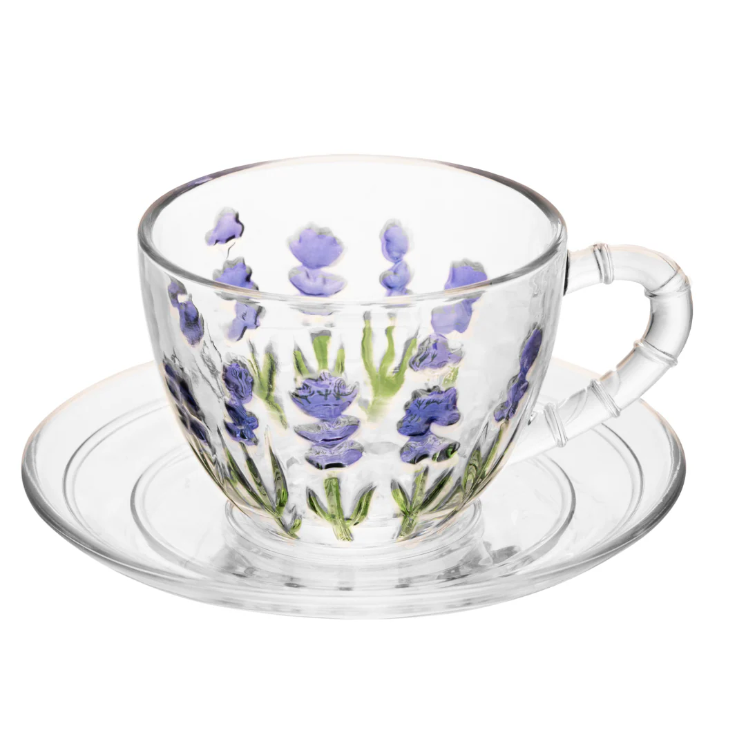 Xícara de Café com Pires Lavanda 80ml - Image 6