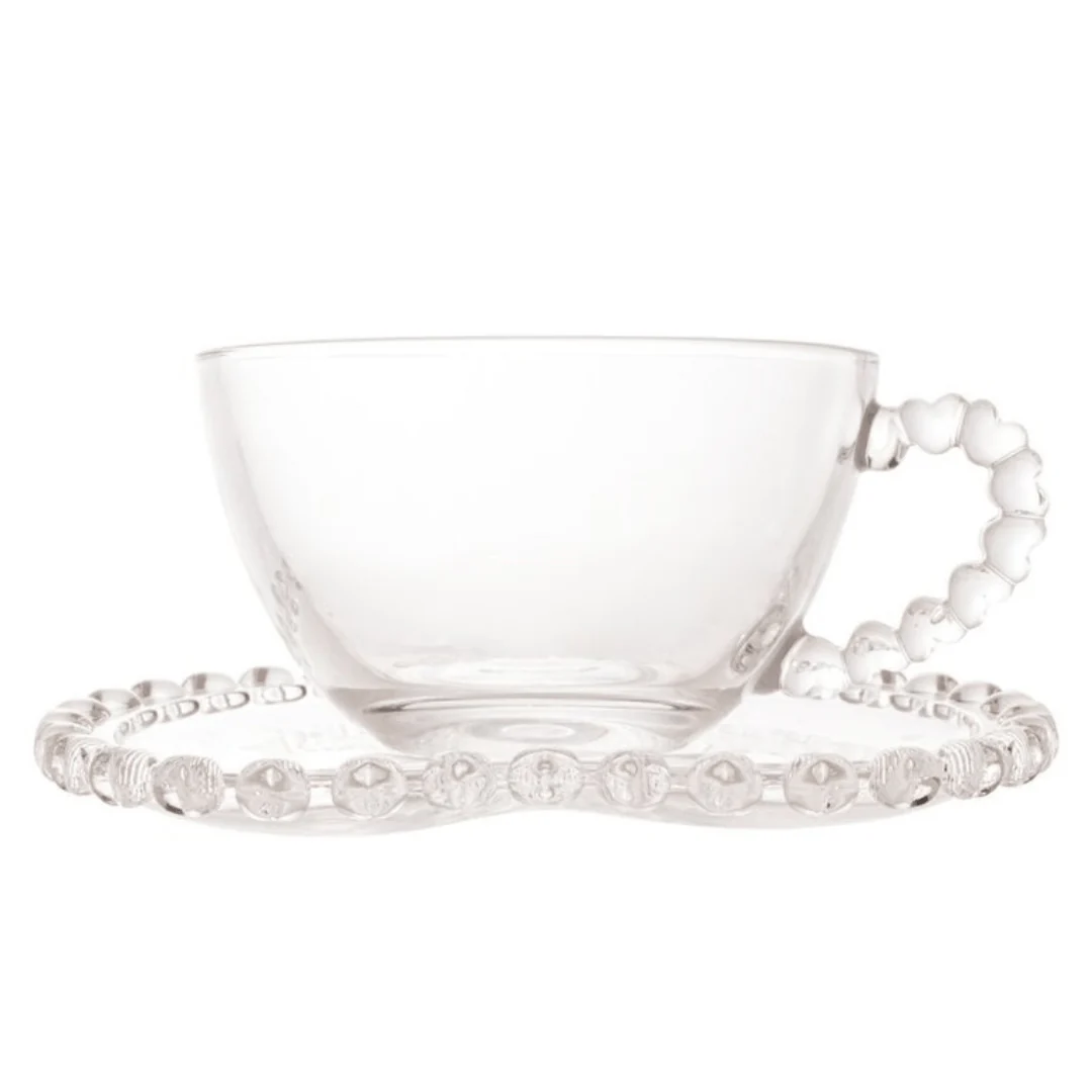 Xícara para Chá com Pires Borda Coração - 170 ml - Image 2