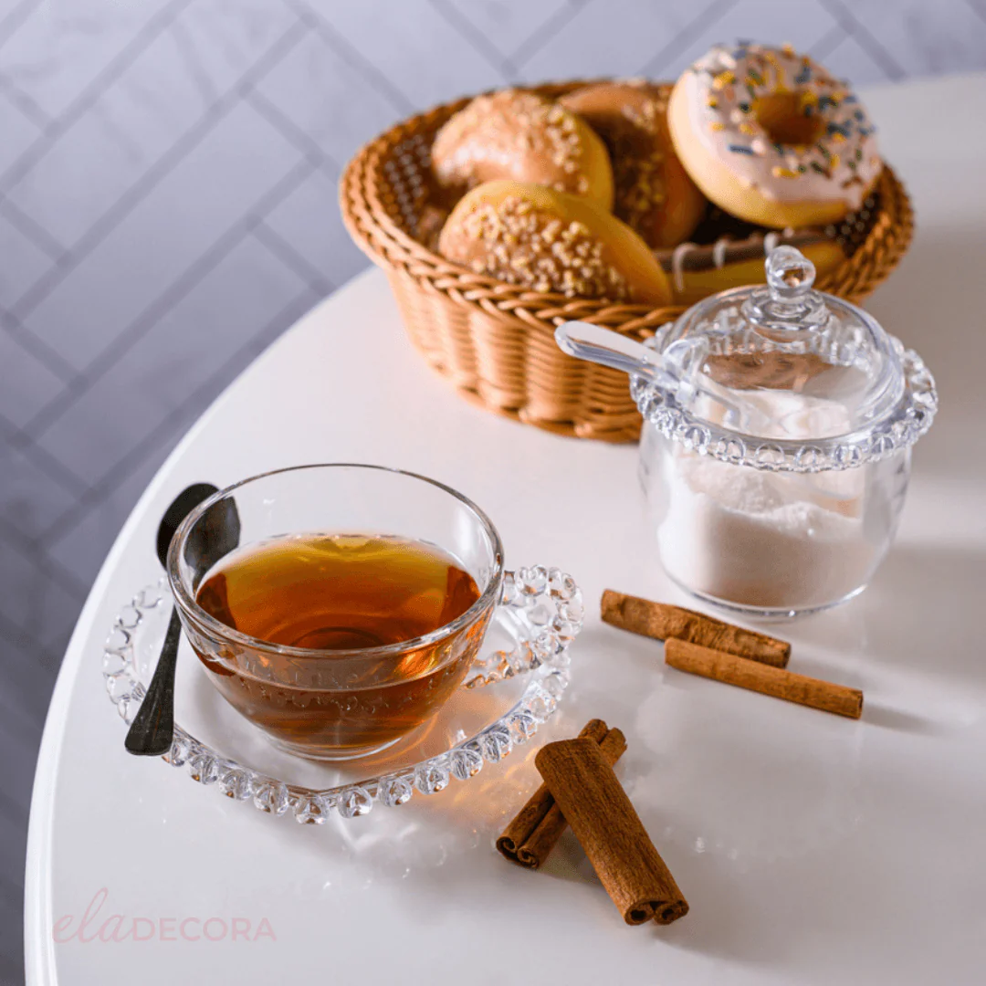 Xícara para Chá com Pires Borda Coração - 170 ml - Image 6