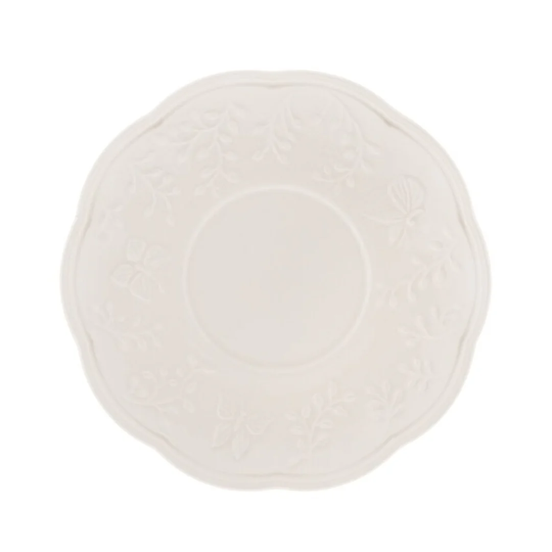 Xícara para Chá com Pires de Porcelana New Bone Butterfly Flower 200ml - Image 3
